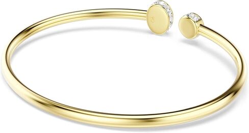Swarovski Chroma bangle, Mixed cuts, Multicolored, Gold-tSwarovski One plated in Saudi Arabia