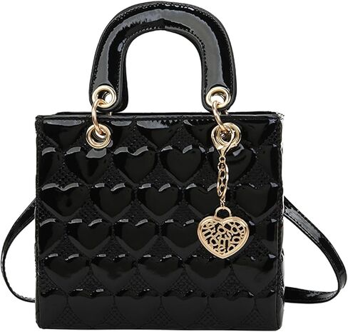 محافظ وحقائب يد من DISSONA للنساء موضة السيدات بولي PU براءات الاختراع والجلود العلوي مقبض حقيبة كتف حمل حقائب كروسبودي in Kuwait