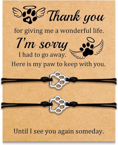 Ikacvb Dog Memorial Bracelet Dog Passing Away Gifts For Women Men Dogs Owner Pet Loss Sympathy Gift Meaningful Remembrance Loss Of Dogs Gifts For Pet Lovers in Saudi Arabia