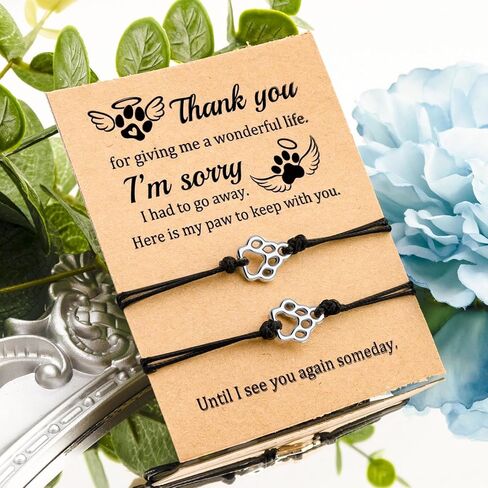 Ikacvb Dog Memorial Bracelet Dog Passing Away Gifts For Women Men Dogs Owner Pet Loss Sympathy Gift Meaningful Remembrance Loss Of Dogs Gifts For Pet Lovers in Saudi Arabia