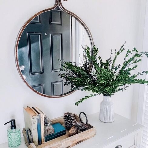 سيقان الأوكالبتوس الحقيقية - 15-25 قطعة، 17 بوصة 8 أونصة من نبات الأوكالبتوس الطازج المحفوظ بأوراق خضراء حية، حزمة خضراء للفروع الجافة لحفلات الزفاف، ديكور المنزل (كبير) in Kuwait