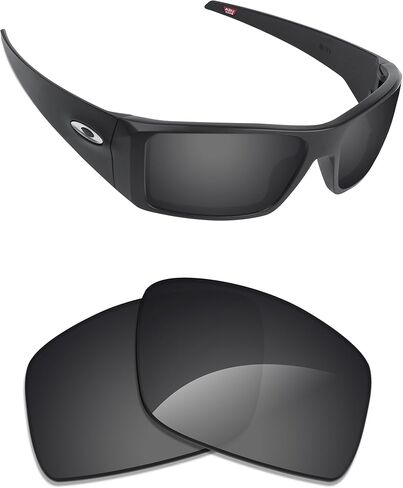 Alphax Stealth Black Polarized Replacement Lenses for Oakley Heliostat OO9231 Sunglasses in Saudi Arabia