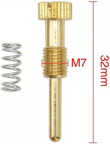 VM22 المكربن ​​الهواء خليط الوقود المسمار المسمار وضبط سرعة الخمول مجموعة المسمار خنق متوافق مع YBR125 (مجموعة) in Kuwait