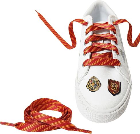 LUV HER Harry Potter Shoelaces Set with 10 Die-Cut Stickers and 4 Character Charms – Fun Kids Accessories for Fans in Saudi Arabia