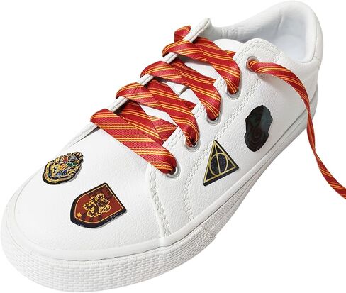 LUV HER Harry Potter Shoelaces Set with 10 Die-Cut Stickers and 4 Character Charms – Fun Kids Accessories for Fans in Saudi Arabia