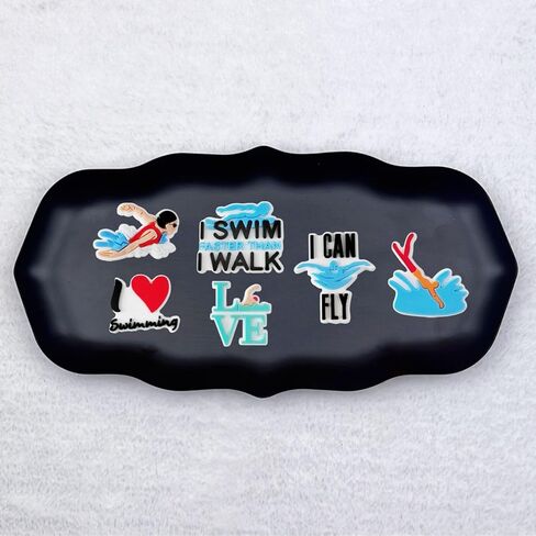 Joyhey 18 قطعة من أحذية السباحة الساحرة لتزيين الأحذية الرياضية من أجل Clog in Kuwait