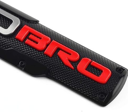 All Black Off Road PRO BRO Sport 5.7L V8 Side Door Tailgate Emblem Badge Nameplate 2PCS (Bro- Brother) in Saudi Arabia
