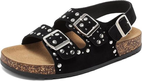Womens Comfort Sandals With Soft Cork Footbed & Memory Foam Insole, Men Sandals with Back Strap Lightweight Non-Slip Slingback Slides For Summer Beach Outdoor 2026 in Saudi Arabia