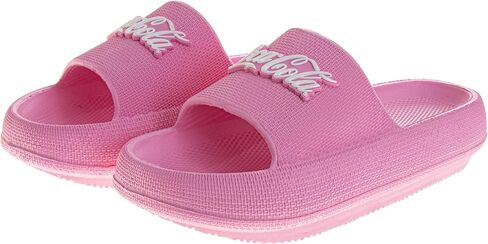 Josmo Coca-Cola Slides Sandals For Men and Women Cherry Coke Diet Coke Soda Pop Slip-On Slippers for Adults Size 7-12 in Saudi Arabia