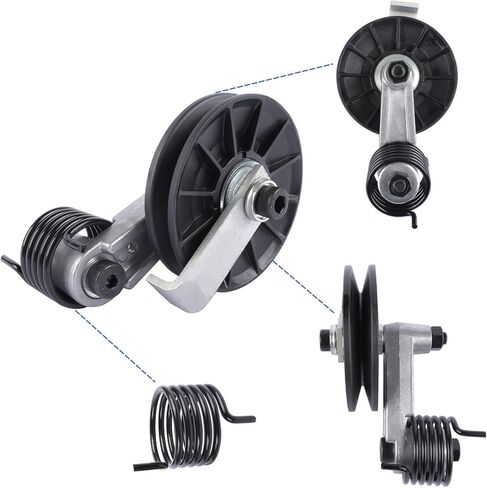 Drive Belt Tensioner with Cooling Fan Pulley Tensioner Kit 6735884 6711698 6662997 6725212 6700115 Replacement for Bobcat 563 751 753 763 773 7753 S130 S150 S160 S175 S185 T140 T180 T190 T550 T590 in Kuwait