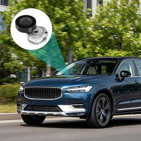 39116 مجموعة شداد الحزام مع بكرة (2.5L L5) لفولفو S60 2012-2016، S60 Cross Country 2016، V60 XC60 V60 Cross Country 2015 2016، XC70 2016 534026810 1465914 89681 in Saudi Arabia