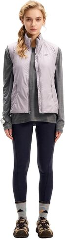 Women’s Merino Wool Blend Insulated Vest ，Sleeveless Jacket for Outdoor, Hiking, Travel & Everyday Wear in Saudi Arabia