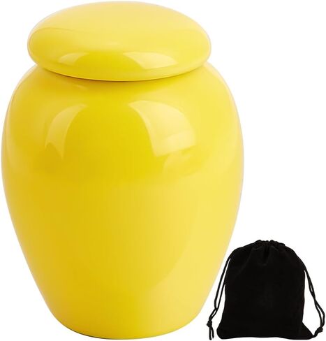 GORGECRAFT Human Ash Urn Small Cremation Urns Memorial Pet Animal Human Ashes Holder Mini Ceramic Burial Funeral Keepsake Urns Container Jar for Male Female Cat Rabbit White 2.11 x 1.65 inch in Saudi Arabia