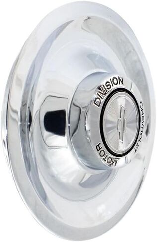 1 Pc Vintage Center Cap Police Cap No Logo 8.25" Diameter Fits Wheels with 7.00" Inner Ring Chrome Steel Fits RALLEY Rally Wheels Only in Saudi Arabia