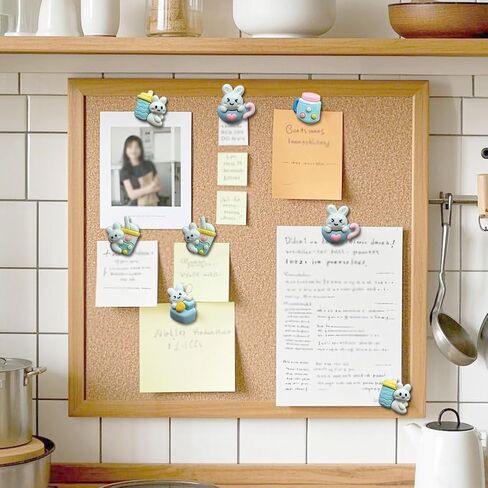 50 قطعة من طبعة أرنب شاي الحليب، طبعة طبعة لطيفة من الراتنج، مناسبة للمنزل، واللوحات البيضاء المكتبية، ولوحة الإعلانات، ولوحة اللوح اللينة لتزيين اللوح الناعم in Kuwait