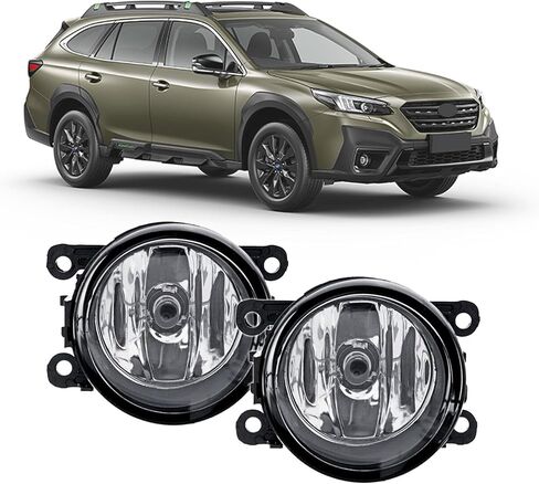 زوج LH + RH مصباح ضوء الضباب لـ Acura/HD/FD/Suzuki/إلخ استبدال 4F9Z15200AA 4F9Z15200AACP مجموعات عدسات شفافة ث/55 واط H11 مصابيح هالوجين مصباح عالمي in Saudi Arabia