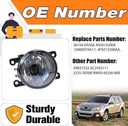 زوج LH + RH مصباح ضوء الضباب لـ Acura/HD/FD/Suzuki/إلخ استبدال 4F9Z15200AA 4F9Z15200AACP مجموعات عدسات شفافة ث/55 واط H11 مصابيح هالوجين مصباح عالمي in Saudi Arabia