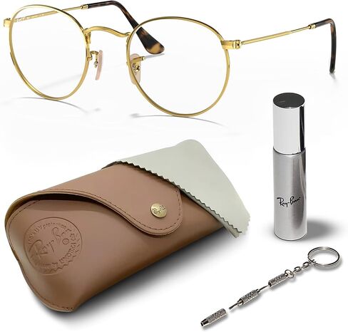نظارة Ray-Ban RB3447V معدنية مستديرة الشكل مع مجموعة النظارات الرسمية in Saudi Arabia