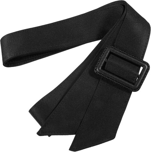 Black Women Trench Coat Belt, 67.7 Inch Polyester Overcoat Waistband with Adjustable Buckle, Womens Wind Trench Coat Replacement Waistband Waist Belt for Overcoat Jacket Dress in Saudi Arabia
