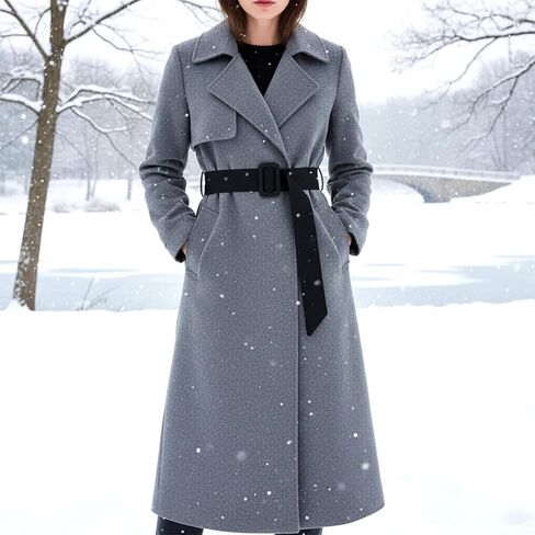 Black Women Trench Coat Belt, 67.7 Inch Polyester Overcoat Waistband with Adjustable Buckle, Womens Wind Trench Coat Replacement Waistband Waist Belt for Overcoat Jacket Dress in Saudi Arabia