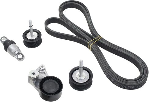 Serpentine Drive Belt with Tensioner and Idler Pulley for Porsche Cayenne Panamera in Saudi Arabia