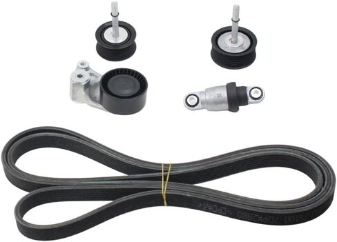 Serpentine Drive Belt with Tensioner and Idler Pulley for Porsche Cayenne Panamera in Saudi Arabia