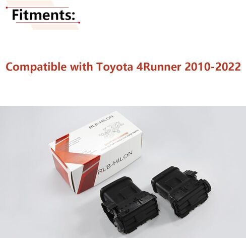 RLB-HILON 1Pair Dashboard Center AC Dash Air Vents Compatible with Toyota 4Runner 2010 to 2022 Year, for LHD Type only 55670-35041 55680-35011 in Saudi Arabia