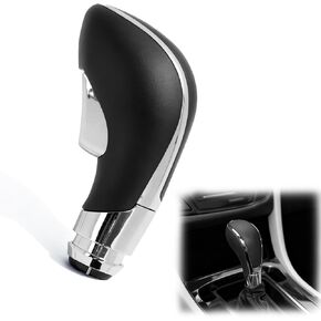 Gear Stick Shift Knob Compatible with Buick Verano 2012 2013 2014 2015 2016 2017 Leather Replacement Gear Shifter Handle Black in Kuwait