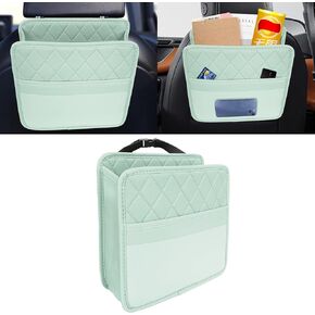 Car Seat Back Organizer, Car Organizers and Storage, Leather Multipurpose Vehicle Backseat Storage Pocket, Auto Interior Accessories Waterproof Hanging Bag for SUV Sedan Truck (Pink) in Saudi Arabia