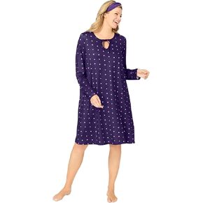 Dreams & Co. Plus Size Keyhole Gown & Headband in Saudi Arabia