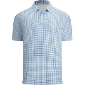 Damipow Mesh Golf Shirts for Men Dry Fit Seamless Moisture Wicking Mens Polo Short Sleeve Casual Print Collared Shirts in Kuwait
