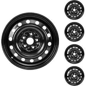 New 16 inch Steel Black replacement wheel rim for 2005-2019 Volkswagen Jetta Painted Black Rim - OE Direct Replacement 16x6.5" set of 1 in Kuwait