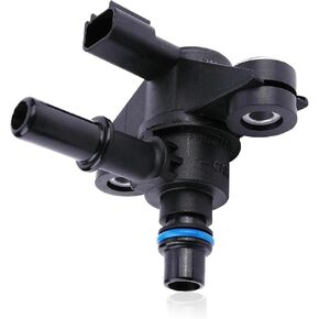 Vapor Canister Valve, High Remperature Resistance Evaporative Emissions Purge Valve, One-way Purge Parts 9U5Z9C915AB AU5Z-9C915-B 9U5Z-9C915-A, Compatible with Ford (Black) in Kuwait