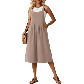 Lepunuo Rompers for Women Summer Casual Jumpers Boho Short Bib Jumpsuits Overalls with Pockets Beach Vacation in Saudi Arabia