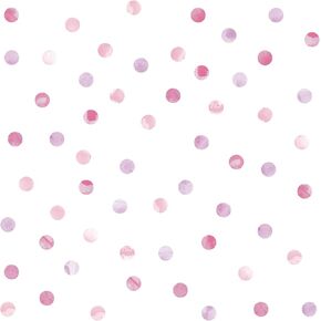 Wall Pops DWPK2466 Watercolor Dots Wall Art Kit, Pink in Kuwait