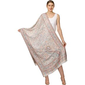 تصميم كاني للسيدات من Pashtush، وشاح من الخيزران الناعم، شالات كاجوال، شالات، أغطية (الخيزران الناعم) أسود (أسود) in Kuwait