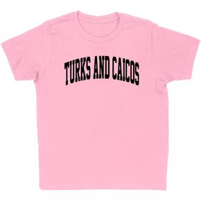 Turks and Caicos Collegiate Kids T-Shirt Youth in Kuwait