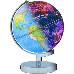 كرة أرضية مضيئة 3 في 1 للأطفال والكبار مع خريطة كوكبة، مصباح متغير اللون للتعلم والتعليم، ضوء ليلي لغرفة الأطفال وديكور المكتب in Kuwait