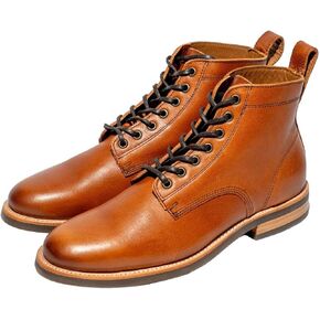Andres Handcrafted The Craftsman Boot — Mens Handcrafted Goodyear Welt Leather Lace-Up Boots in Saudi Arabia
