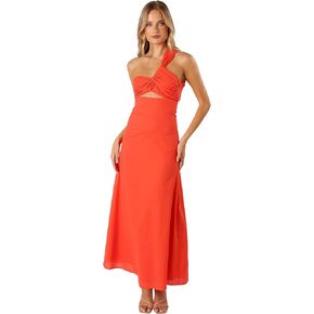 Petal & Pup Women's Luna One Shoulder Maxi Dress in Kuwait
