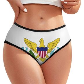 ملابس داخلية نسائية من Zakqeik Virgin Lslands-flag ذات أرجل عالية ناعمة in Kuwait