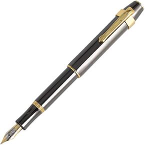 Classic Design Pocket Metal Pen Medium Nib Fountain Pen Gift Pen for Business Signature,Handwriting,Sketch,Drawing (Red Copper) in Saudi Arabia