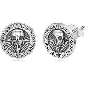 Dragon Earrings S925 Sterling Silver Hoop Earrings for Men Women Punk Rock Small Dragon Huggie Earrings Hypoallergenic in Saudi Arabia