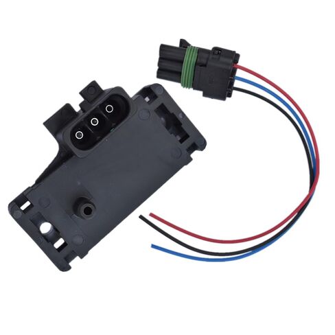 12223861 3Bar Manifold Absolute Pressure Map Sensor Turbo Boost Pigtail Connector Plug Wire Compatible with Pontiac Diesel Series 16040749 12219935 in Saudi Arabia