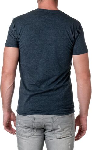 تيشيرت رجالي Premium CVC برقبة على شكل حرف V من Next Level Apparel - 6240، Midnight Navy، Medium in Saudi Arabia
