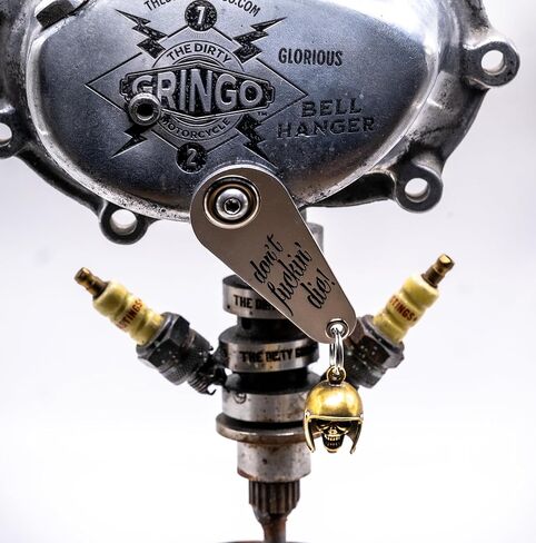 دراجة نارية Gremlin Bell Hanger Retro لا تموت! محفورة المروحية هارلي سائق المدرسة القديمة in Kuwait