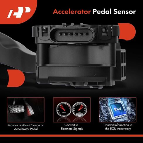 A-Premium Accelerator Pedal with Position Sensor Assembly Compatible with Chevrolet Impala 2009-2013, Impala Limited 2014-2016 & Buick Allure 2009, LaCrosse 2009 in Saudi Arabia