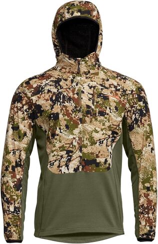 SITKA Ambient 75 Hoodie - سترة عازلة نشطة خفيفة الوزن مع Primaloft Evolve، Polartec Stretch، ولمسة نهائية متينة طاردة للماء، Deep Lichen، XXL in Kuwait