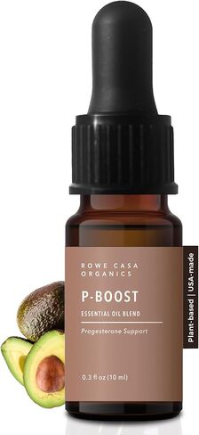 قطرات رو كاسا أورجانيكس P-Boost - الزيوت العطرية المتوازنة للهرمونات الطبيعية | قطرات الخصوبة قبل البذر | مكمل البروجسترون المطابق بيولوجيًا للخصوبة | دعم انقطاع الطمث الطبيعي in Saudi Arabia