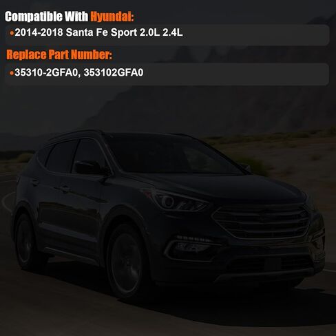 2014-2018 4 قطعة حاقن الوقود متوافق لشركة هيونداي سانتا في سبورت 2.0L 2.4L استبدال 35310-2GFA0 in Saudi Arabia